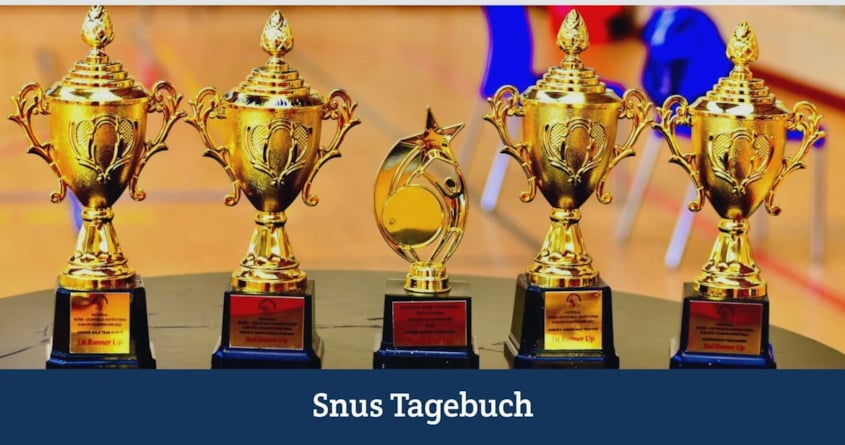 Pokale zum Weltsnustag