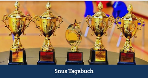 Pokale zum Weltsnustag