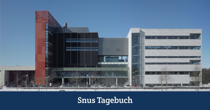 Firmengebäude Swedish Match, Hersteller von Snus in einer umweltfreundlichen Dose.