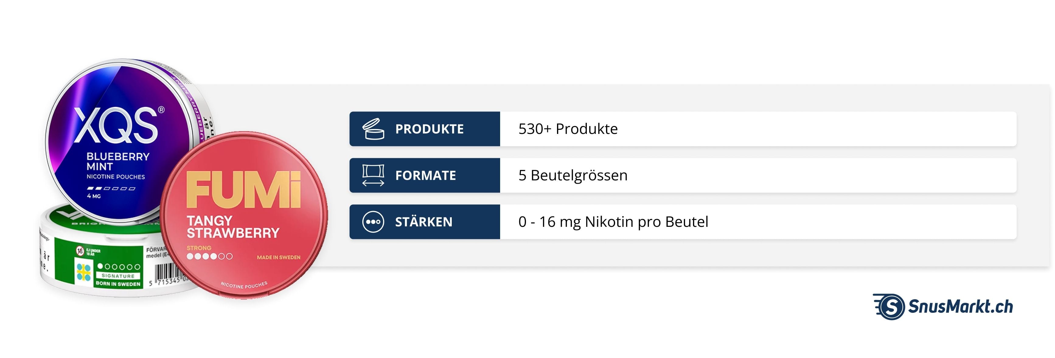 Tabakfreier Snus Banner