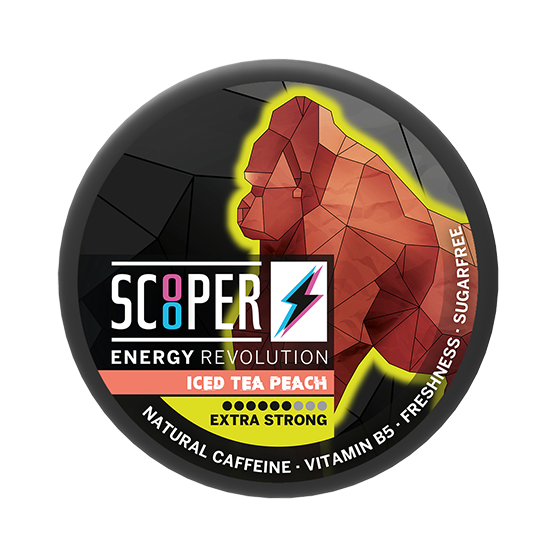 Scooper Energy Iced tea Peach Nikotinfrei