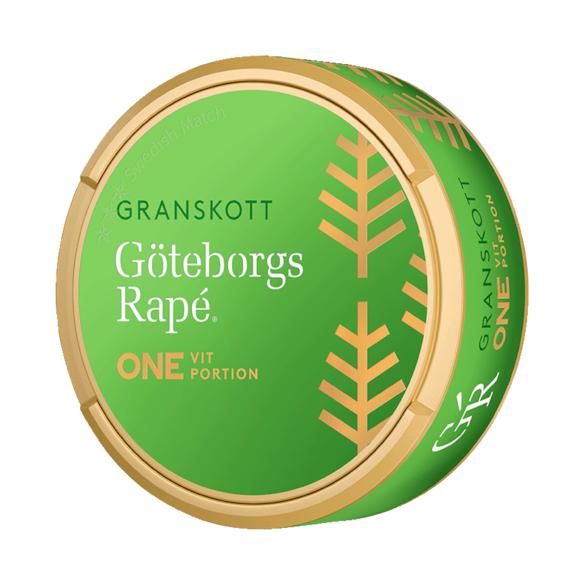 Göteborgs Rapé ONE Granskott White Portion