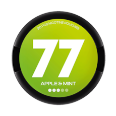 77 Nicotine Pouches Apple & Mint S3