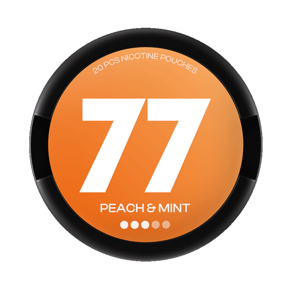 77 Nicotine Pouches Peach & Mint S3