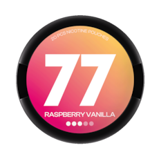 77 Nicotine Pouches Raspberry & Vanilla S3