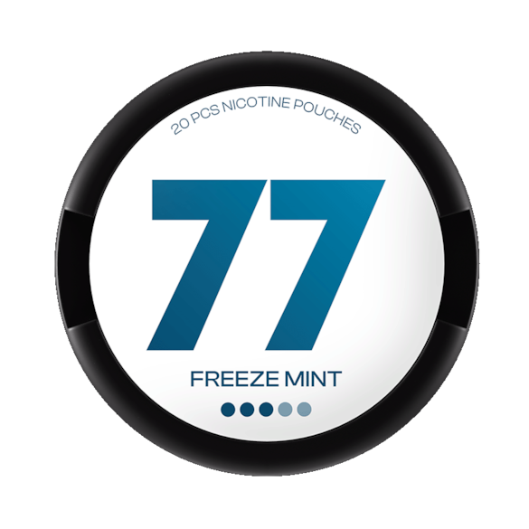77 Nicotine Pouches Freeze Mint S3