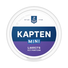 Kapten Licorice Mini White Portion