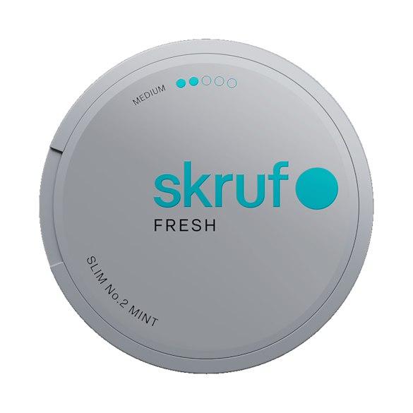 Skruf Fresh No.02 Slim White Mint Medium