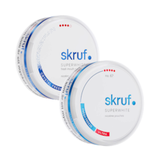 Skruf Superwhite 2-Pack Combo Mixpack